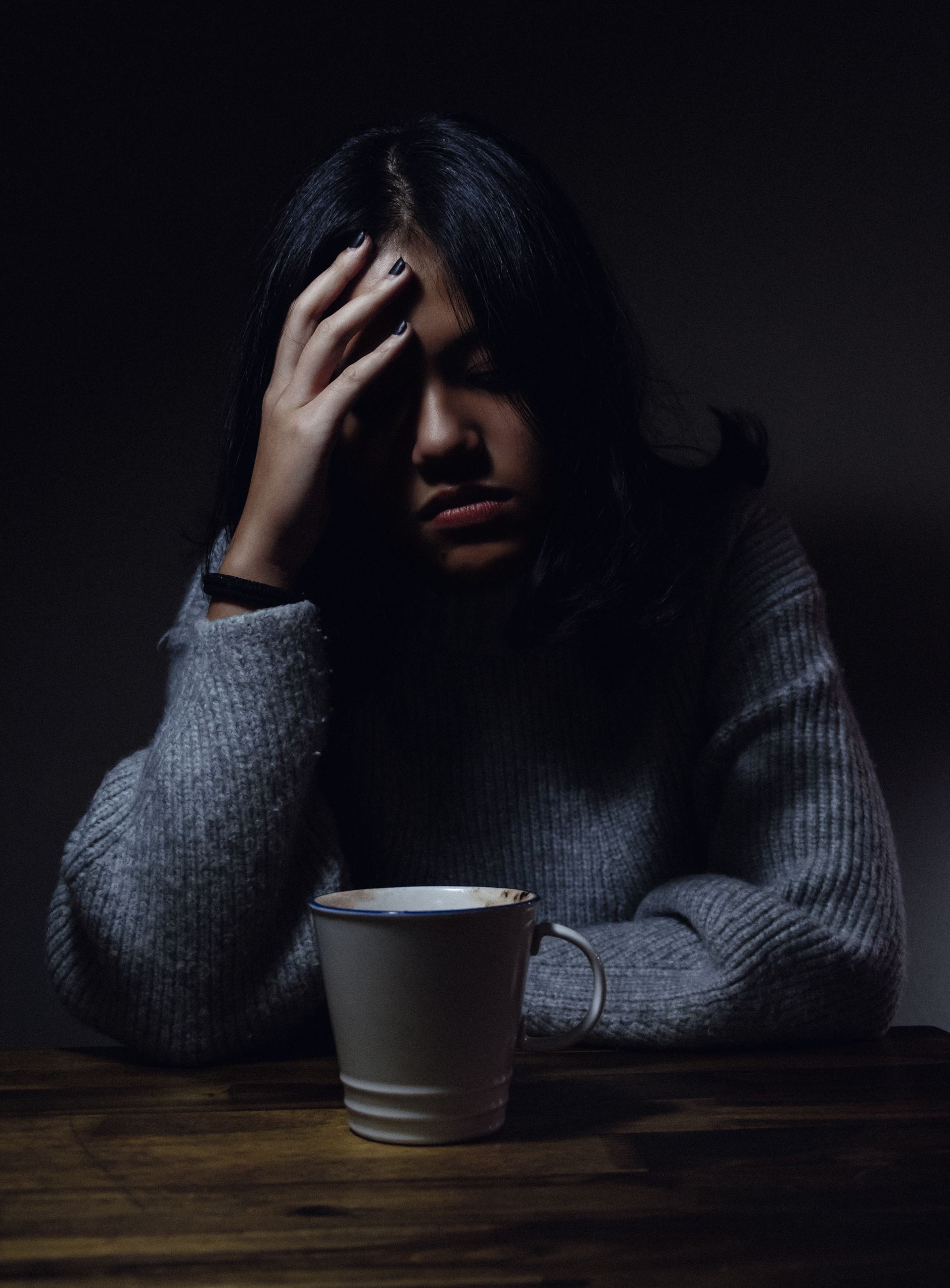 a woman using a phone